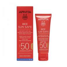 Apivita Bee Sun Safe Κρεμα Προσώπου Κατά των Πανάδων & των Ρυτίδων με Χρώμα SPF50, 50ml