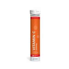 Leriva Immuvit συμπλήρωμα με Vitamin C 1000mg & Βιοφλαβονοειδή (πορτοκάλι) 20 αναβράζοντα δισκία