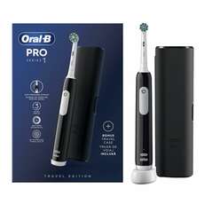 Oral-B Pro Series 1 Electric Toothbrush Black & Travel Case Ηλεκτρική Οδοντόβουρτσα Mαύρη & Θήκη Ταξιδίου, 1τεμ