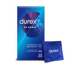 Durex Classic The Beloved Original Προφυλακτικά Με Ήπια Λίπανση, 12τεμ
