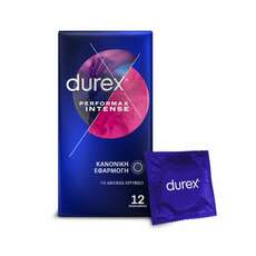 Durex Προφυλακτικά Με Κουκκίδες Ραβδώσεις Και Επιβραδυντικό Τζελ Performax Intense 12 τεμάχια