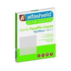 Alfashield Sterile Paraffin Gauze (10cm x 10cm) 10τμχ
