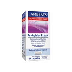 Lamberts Acidophilus Extra 4 Προβιοτικό Σκεύασμα 60 Κάψουλες