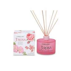 L’ Erbolario 3 Rosa Αρωματικό Χώρου με Ξύλινα Sticks 125ml