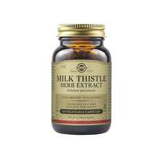 Solgar Milk Thistle Herb Extract, Συμπλήρωμα Διατροφής Γαϊδουράγκαθου για Ενδυνάμωση & Προστασία του Ήπατος 60veg.caps