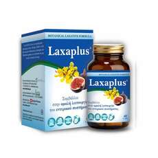 HEALTH PLUS Laxaplus Συμπλήρωμα Διατροφής Για Την Ομαλή Λειτουργία Του Εντερικού Συστήματος 40 Κάψουλες