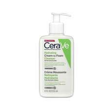Cerave Hydrating Cream-to-Foam Cleanser Normal to Dry Skin Αφρώδης Κρέμα Καθαρισμού Για Κανονικό & Ξηρό Δέρμα, 236ml