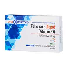 Viogenesis Folic Acid Depot B9 Φυλλικό οξύ 18g/ 90caps