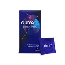 Durex Προφυλακτικά Extra Safe, 6 Τεμάχια