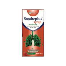 Health Plus Soothplus syrup φυτικό σιρόπι μαλακώνει το πονόλαιμο και το βήχα 150ml
