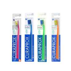 Curaprox Ortho CS 5460 Ultra Soft πράσινη - μπλε Οδοντόβουρτσα για τα Σιδεράκια 1tem