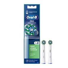 Oral-B Pro Cross Action Medium Electric Toothbrush Head White 2 Τεμάχια