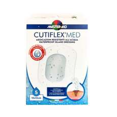 Master Aid Cutiflex Waterproof Αδιάβροχη Αυτοκόλλητη Γάζα 10 x 12cm 5τμχ