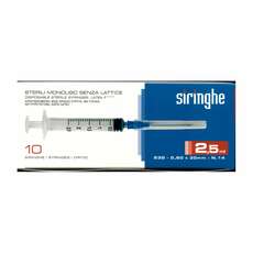 Masteraid Σύριγγες (23g / 2,5ml) 10 τεμάχια