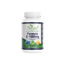 Natural Vitamins Formula C 1000mg with 530mg Bioflavonoids 50tabs (Συμπλήρωμα Διατροφής με Βιταμίνη C & 530mg Βιοφλαβονοειδή)