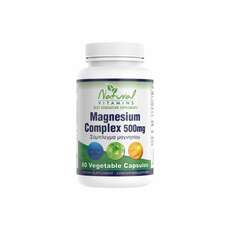 Natural Vitamins Magnesium Complex 500mg (Συμπλήρωμα Διατροφής με Σύμπλεγμα Μαγνησίου) 60caps