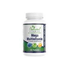 Natural Vitamins Mega Multivitamin Συμπλήρωμα Διατροφής με Πολυβιταμίνες 30tabs