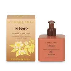 L' Erbolario Black Tea Body & Hand Cream Ενυδατική Κρέμα Σώματος & Χεριών 250ml