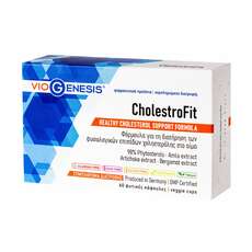 VioGenesis CholestroFit για τη διατήρηση των φυσιολογικών επιπέδων χοληστερόλης στο αίμα 60 caps