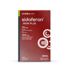 Olonea Sidoferon Iron Plus Σίδηρος Δισγλυκινικής Μορφής 30 mg + Βιταμίνη C 160 mg 30 κάψουλες
