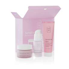 Lavish Care Sesntive Skin - Rebalancing Boost Cream (day) 50mL, Anti-Redness Face Soothing Mask 75mL & Sensitive Fix Soothing Face Serum 30mL