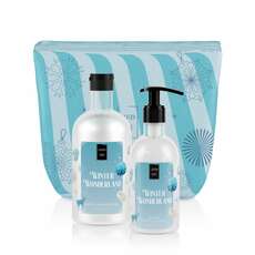LAVISH CARE Frosted Winter Wonderland Christmas Set Bath & Shower Gel 500mL & Glitter Body Lotion 300mL