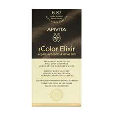 Apivita My Color Elixir Βαφή Μαλλιών 6.87 Ξανθό Σκούρο Περλέ Μπεζ 125ml