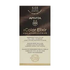 Apivita My Color Elixir Βαφή Μαλλιών 5.03 Καστανό Ανοιχτό Φυσικό Μελί 125ml