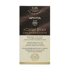Apivita My Color Elixir Βαφή Μαλλιών 5.85 Κασταωό Ανοιχτό Περλέ Μαονί 125ml