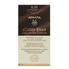 Apivita My Color Elixir Βαφή Μαλλιών 6.35 Ξανθό Σκούρο Μελί Μαονί 125ml