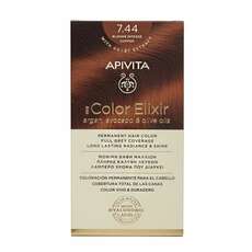 Apivita My Color Elixir Βαφή Μαλλιών 7.44 Ξανθό Έντονο Χάλκινο 125ml