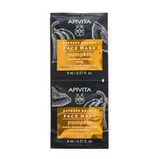 Apivita Express Beauty Face Mask Pumpkin για Αποτοξίνωση 2x8ml