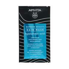 Apivita Express Beauty Hair Mask Hyaluronic Acid Μάσκα Μαλλιών Ενυδάτωσης με Υαλουρονικό Οξύ 20ml