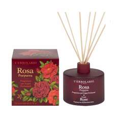 L’ Erbolario Rosa Purpurea Αρωματικό Xώρου με ξύλινα στικ 200ml