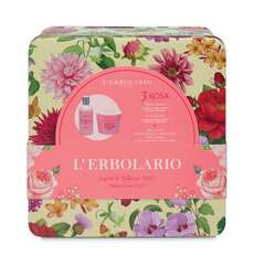 L’ Erbolario 3 Rosa Bellezza Duo – Beauty Set με 3 Rosa Αφρόλουτρο 250ml & 3 Rosa Αρωματική Κρέμα Σώματος 300ml