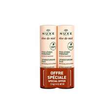 Nuxe Promo Reve de Miel Stick Levres Lip Moisturizing Stick Ενυδατικό Στικ Χειλιών, 2x4g