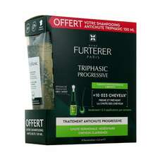 Rene Furterer Triphasic Σετ Θεραπείας κατά της Τριχόπτωσης με Triphasic Anti-Hair Loss Shampoo Σαμπουάν, 100ml & Triphasic Progressive Αγωγή, 8x5.5ml, 1σετ