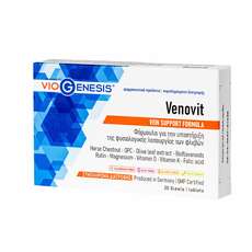 VioGenesis Venovit Συμπλήρωμα διατροφής για τη διατήρηση της φυσιολογικής κυκλοφορίας του αίματος στα αγγεία και τις φλέβες 30tabs