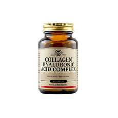 Solgar Hyaluronic Acid Complex 120mg Συμπλήρωμα Διατροφής Με Κολλαγόνο & Υαλουρονικό Οξύ Για Λαμπερό Δέρμα & Υγιείς Αρθρώσεις 30 ταμπλέτες