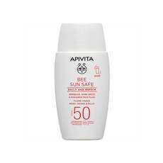 Apivita Bee Sun Safe Daily Age Repair Dry Touch Λεπτόρευστη Κρέμα Προσώπου κατά των Πανάδων & Ρυτίδων SPF50, 50ml