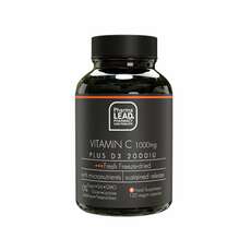 Pharmalead Black Range Vitamin C 1000mg Plus D3 2000IU, 120veg.caps