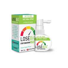 Amhes Pharma Diet Oral Spray Losebig Stop Snacking Spray Green Apple, 30ml