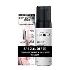 Filorga Promo NCEF-Revitalize Anti-Age Serum 30ml & Skin-Prep Enzymatic Cleansing Foam 150ml
