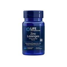 Life Extension Zinc Lozenges Citrus-Orange Flavour 60 φυτικές παστίλιες
