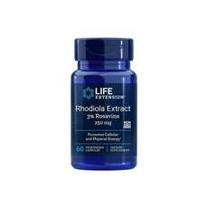 Life Extension Rhodiola Extract 3% Rosavins 250 mg Υποστηρίζει το Μεταβολισμό της Κυτταρικής Ενέργειας, 60veg caps