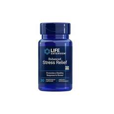 Life Extension Enhanced Stress Relief Συμπλήρωμα Διατροφής για την Μείωση του Άγχους και της Αϋπνίας 30 Φυτικές Κάψουλες