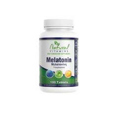 Natural Vitamins ΜΕΛΑΤΟΝΙΝΗ 1mg – Φυσική βοήθεια για τον ύπνο 100 ταμπλέτες