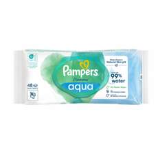 Pampers Harmonie Aqua Baby Wipes 0% Plastic 48 τεμάχια