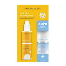 Pharmasept Heliodor Promo με Heliodor Face & Body Sun Spray SPF 50 Αντηλιακό Spray Προσώπου & Σώματος, 165g & Hygienic Shower Cream Κρεμώδες Αφρόλουτρο, 100ml, 1σετ