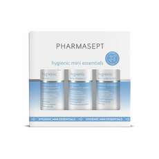 Pharmasept Hygienic Mini Essentials Σετ Περιποίησης με Hygienic Daily Shampoo Σαμπουάν, 100ml, Hygienic Shower Αφρόλουτρο, 100ml & Hygienic Ultra Hydra Lotion Λοσιόν Σώματος, 80ml, 1σετ